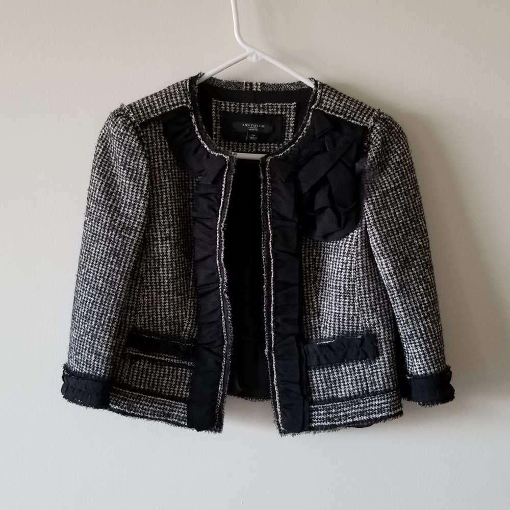 Ann Taylor Tweed Jacket - Picture 3 of 6
